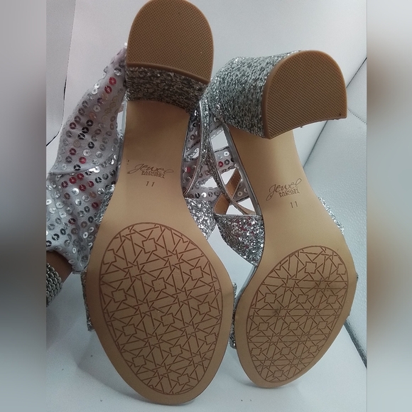 JEWEL BADGLEY MISCHKA Cook Block Heel  Sandal SZ 11 - Picture 6 of 7